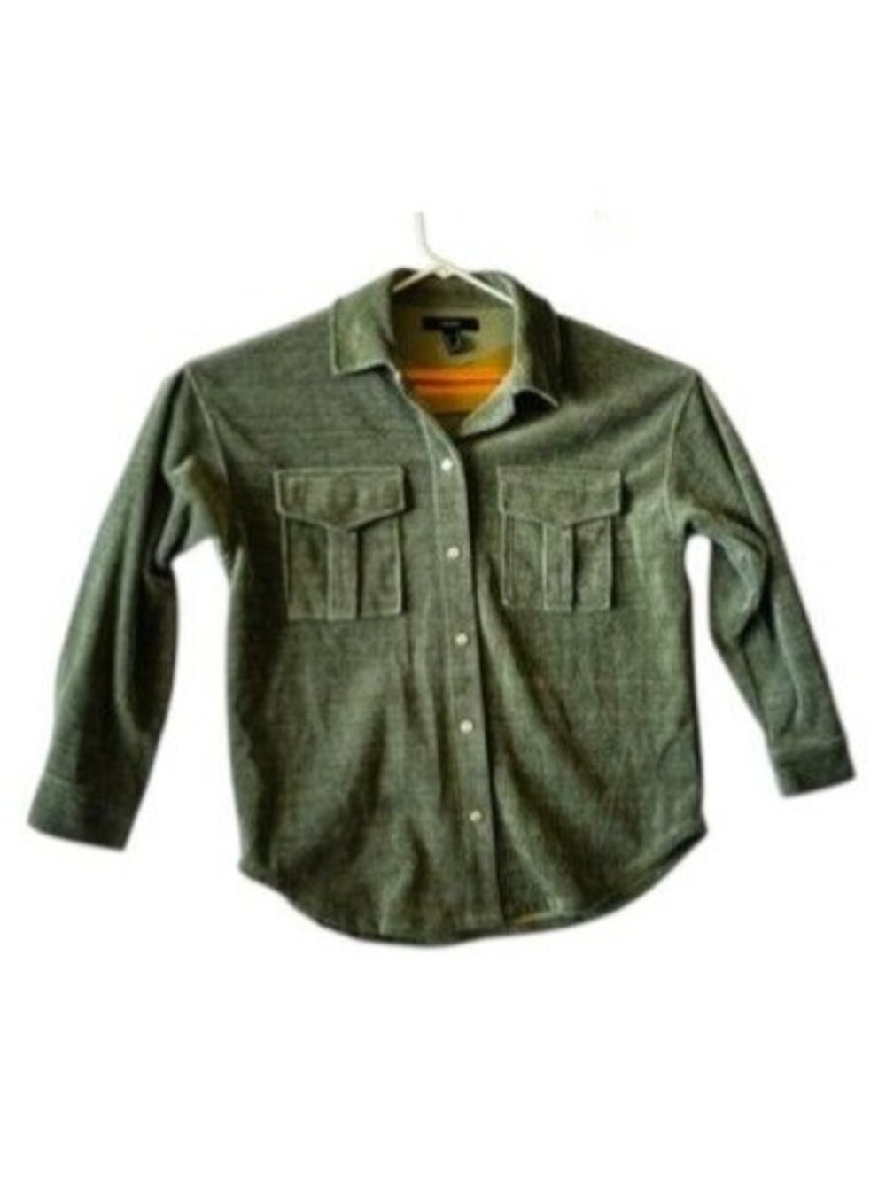 Forever 21 green thick corduroy "shacket", boho, 70's, fall, winter, light jacke